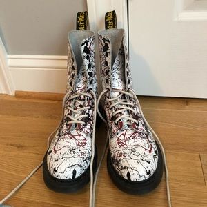 Doc Martens “the original” Paint Splatter Boots